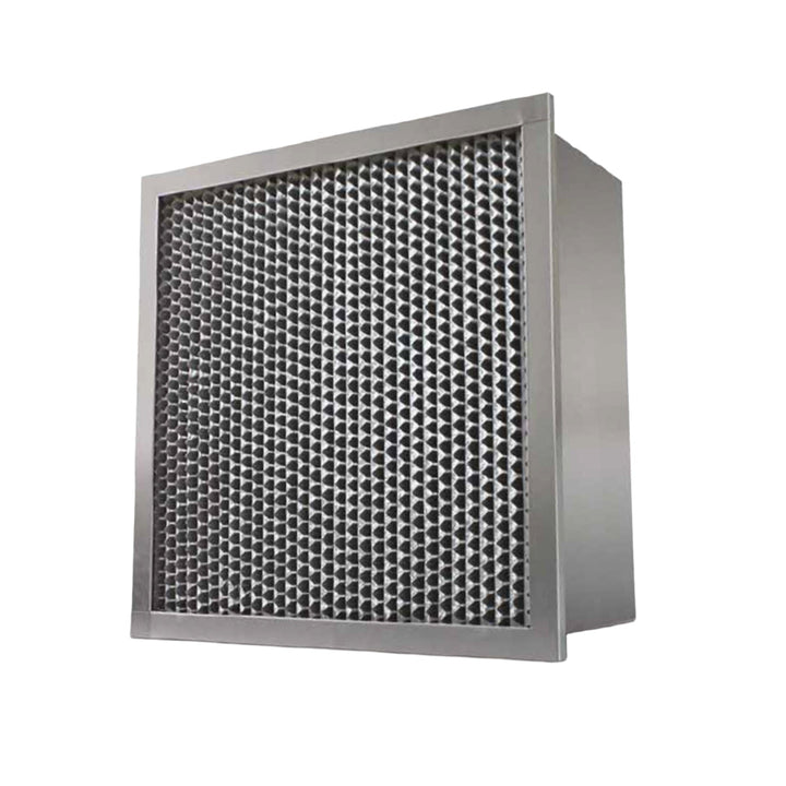 AccuraFil ASHRAE cell filter with deep-pleated microglass media and metal frame