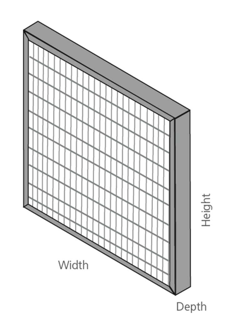 MINI-PLEAT PANEL (Beverage Board Frame) _ Pack of 12 Filters