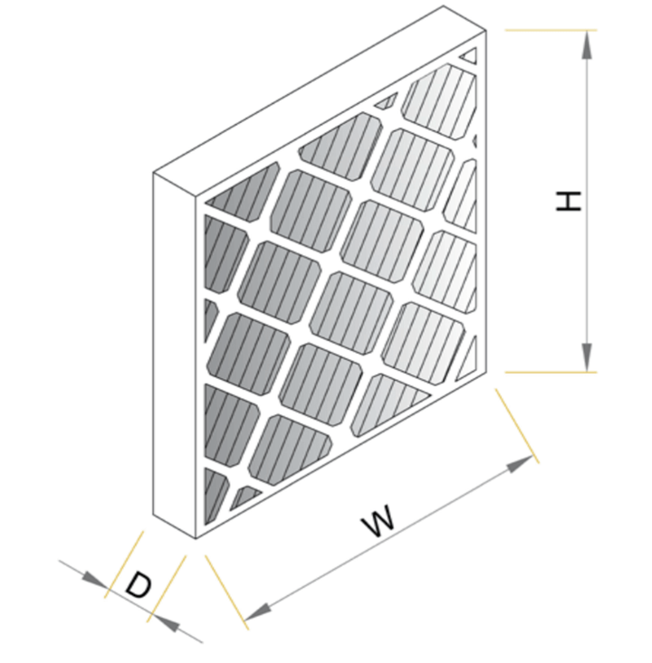SYNTHETIC PLEATED PANEL FILTER-3